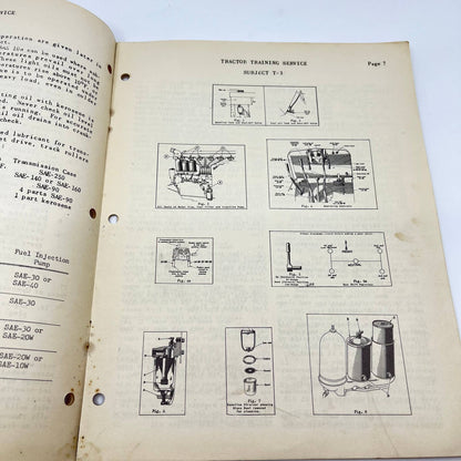 1947 IH Tractor & Equipment Training Manual International Trac Trac Tor T-3 TF8