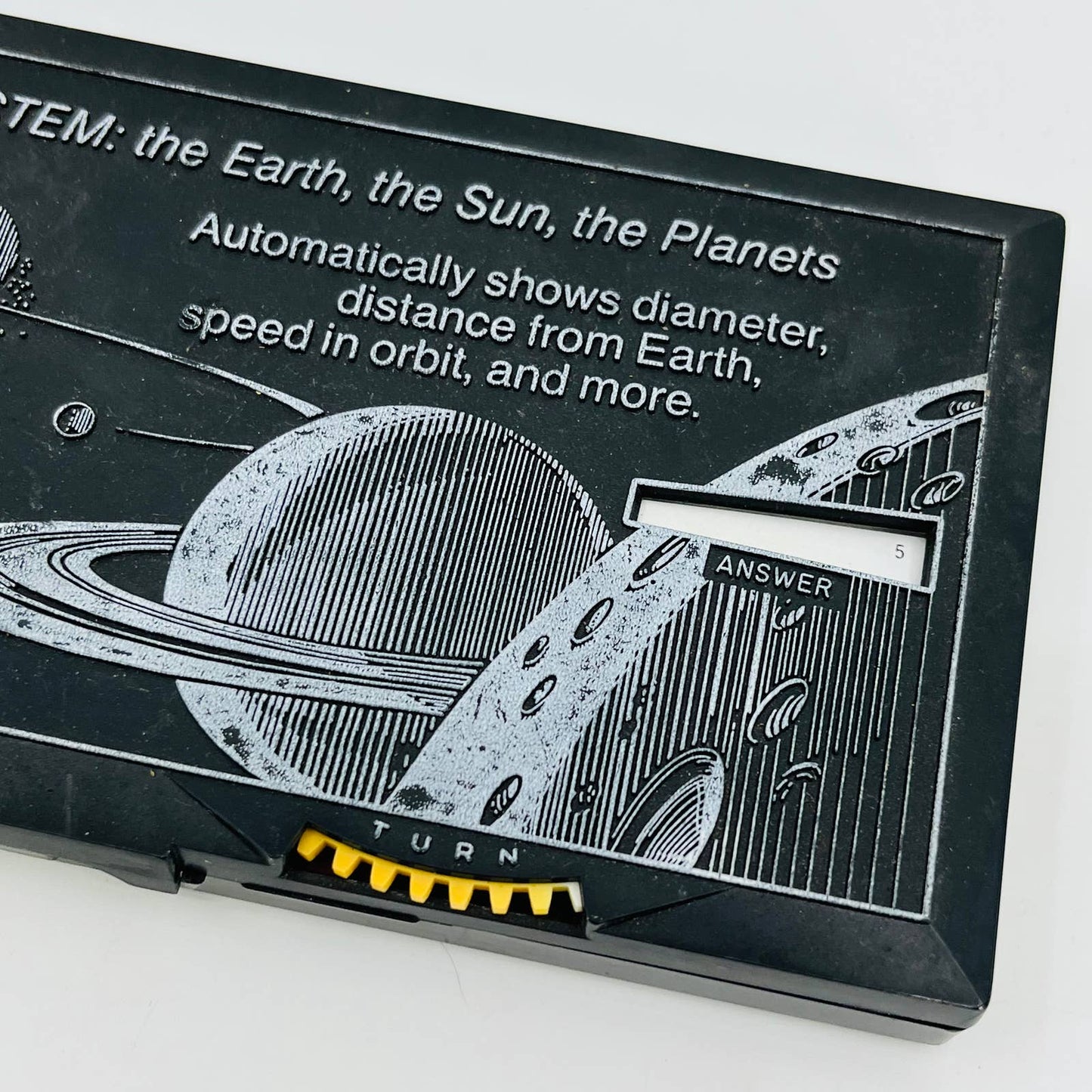 Vintage Sterling Plastics Educator Pencil Case Box "Our Solar System" #562 TD9