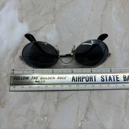 Claiborne Oval Aviator Silver Tone Sunglasses Eyeglasses Frames TJ1-G2-8