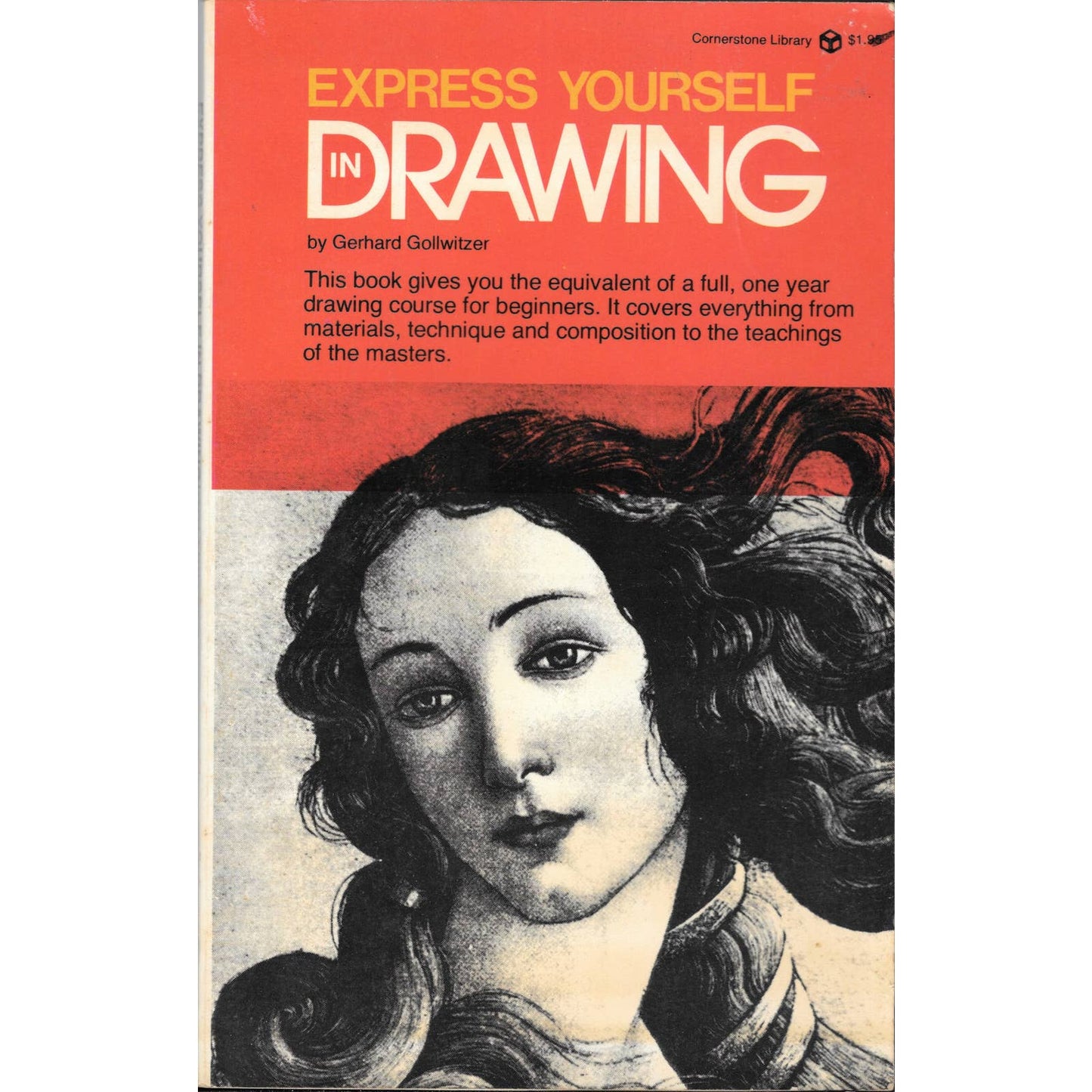 Express Yourself in Drawing Gerhard Gollwitzer 1976 Softcover TJ7