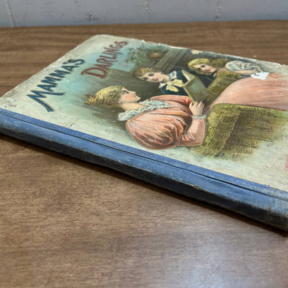 Antique Victorian 1884 Children’s Book Mamma’s Darlings TH7