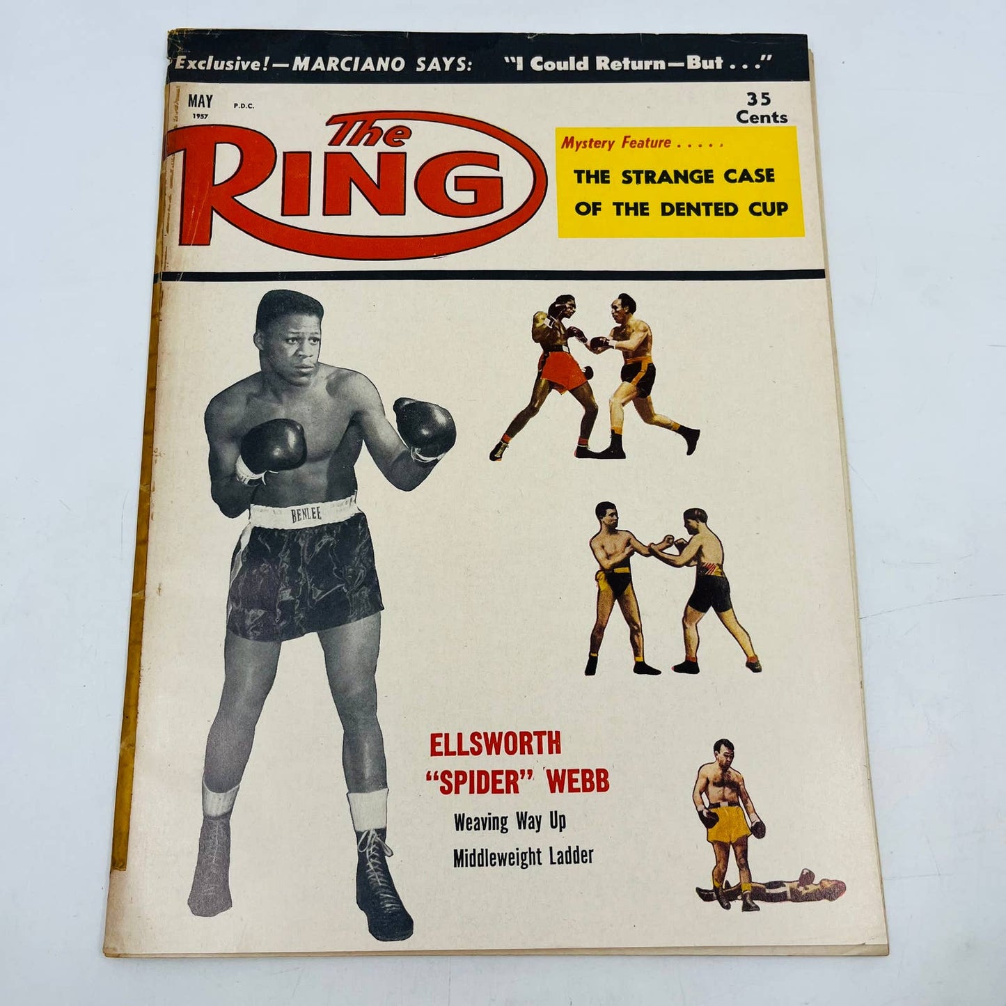 1957 May - The Ring Boxing Magazine Ellsworth “Spider” Webb TA5