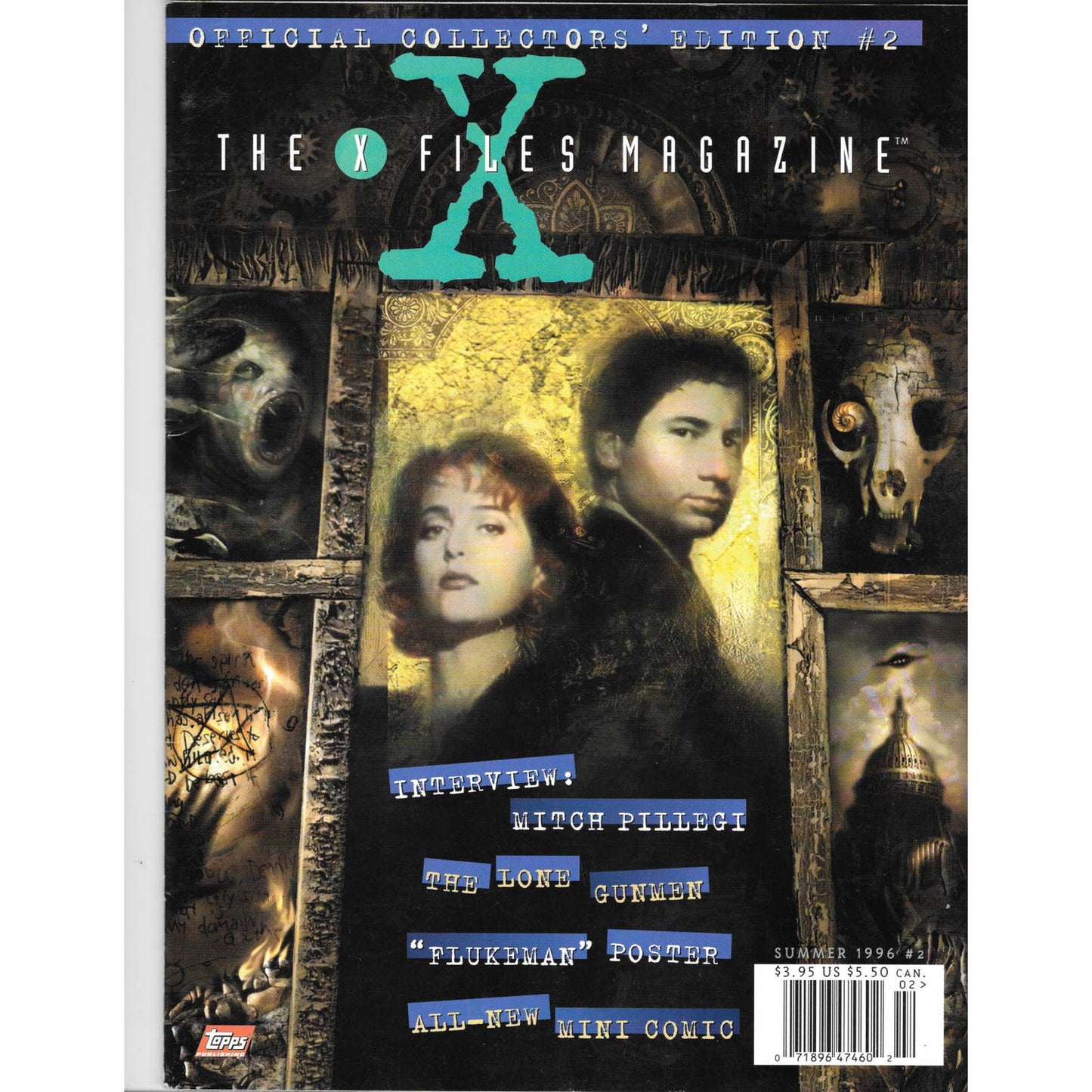 The X Files Magazine #2 Official Collectors Edition Summer 1996 w/ Poster TJ7