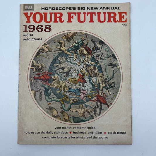 Dell Horoscope's Big New Annual Your Future 1968 Magazine TG6