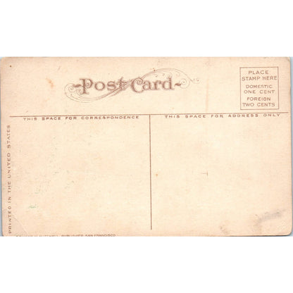 Waterfront, Juneau c1910 Alaska Original Postcard TK1-30