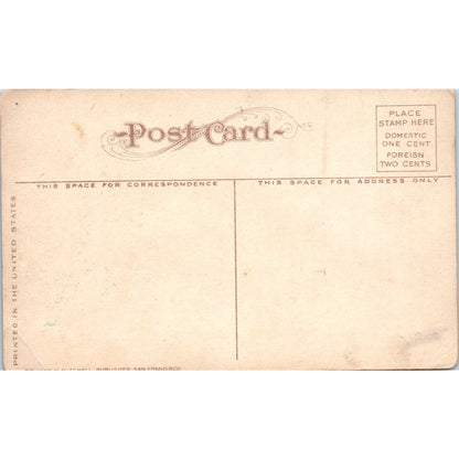 Waterfront, Juneau c1910 Alaska Original Postcard P2-6