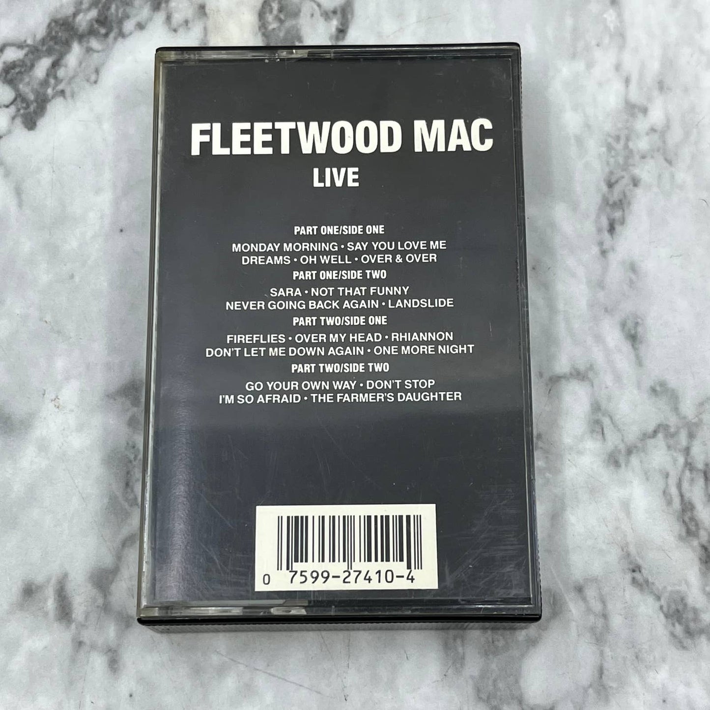 Fleetwood Mac Live Cassette 2 ONLY Cassette Tape TJ6-87