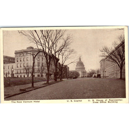 The New Varnum Hotel Washington D.C. Original Postcard TK1-P2