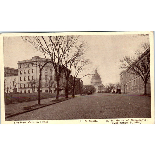The New Varnum Hotel Washington D.C. Original Postcard P1-16