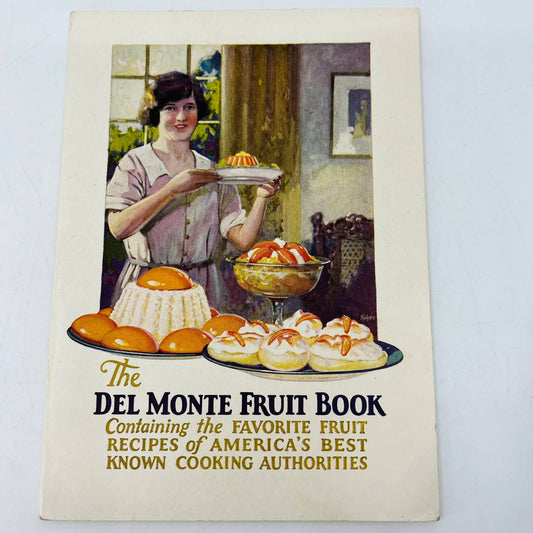 1924 Del Monte Fruit Book America’s Favorite Fruit Recipes COOKBOOK BA3