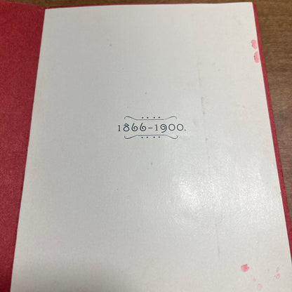 1900 End of Century Reunion Program Normal & Training School Cortland NY H4-3