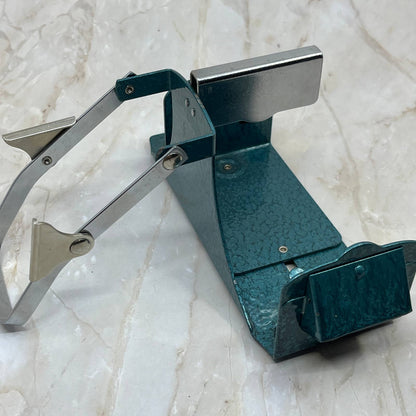 Vintage Kingsbridge Canasta Shuffler Metal Teal Powder Coated Original Box TK2