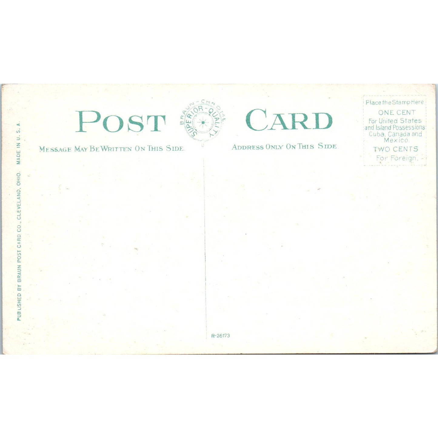 Antique Postcard Lower Boulevard South from Superior Avenue Cleveland Ohio TD9