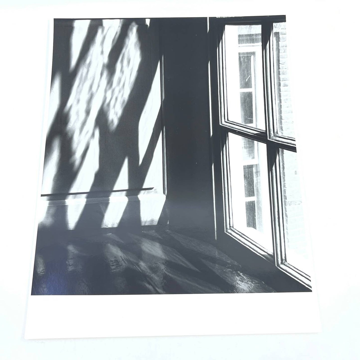 Vtg Original Art B&W Photo Shadow Room Randolph Allen Kennedy 11x14 FL4-1