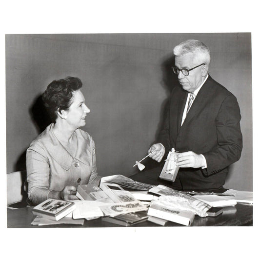 c1960 Press Photo Bell & Howell The Money Raisers Evelyn Spaulding ABC TJ7-1