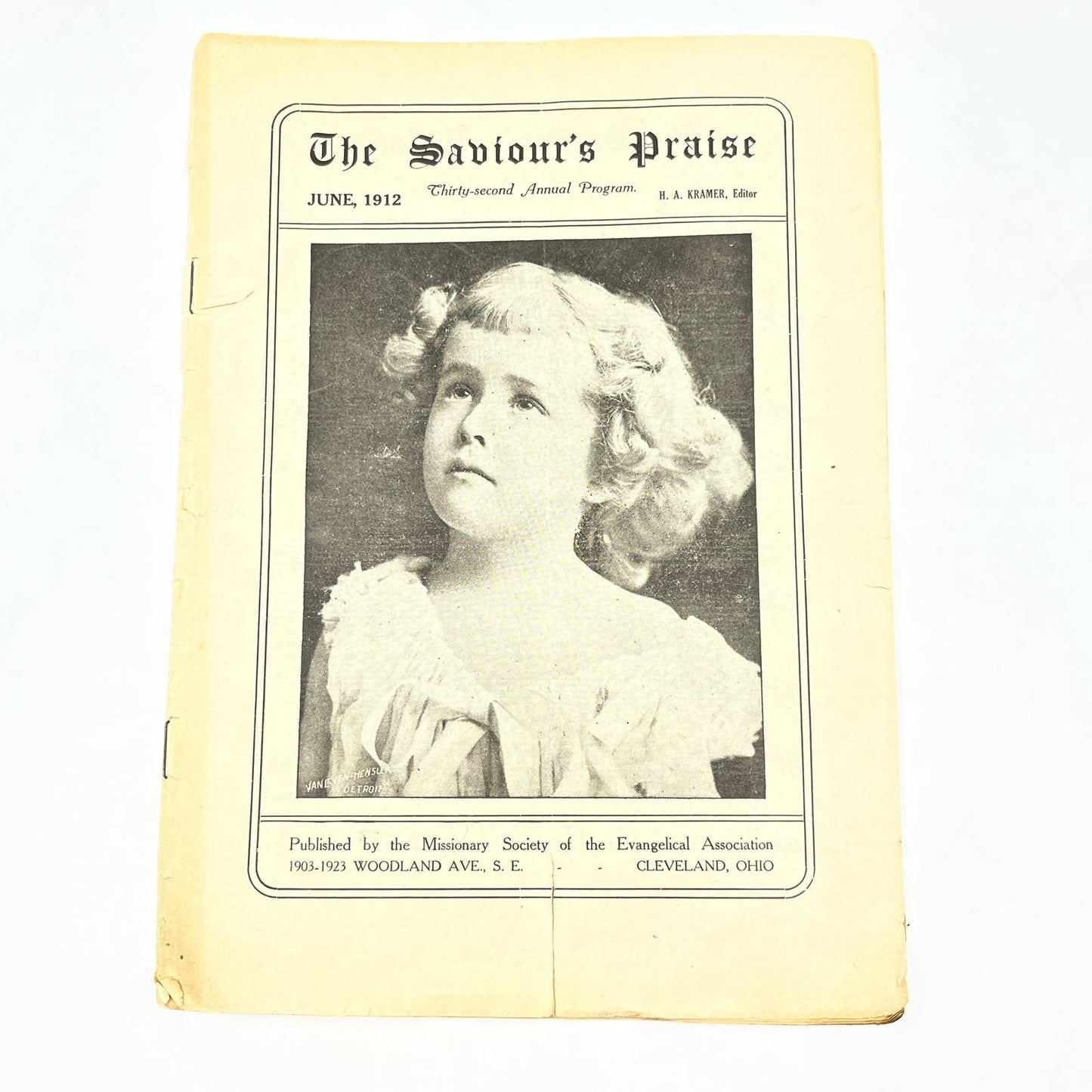 1912 The Saviour's Praise Christian Sheet Music Booklet Cleveland OH TG2