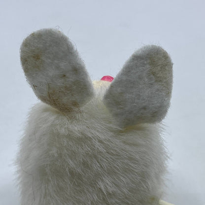 1970s Wind Up Toy Tomy Fuzzy Bunny Rabbit Taiwan 3" TH7