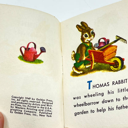 1949 The Easter Bunny - Tiny Golden Book by Dorothy Kunhardt Garth Williams SD3