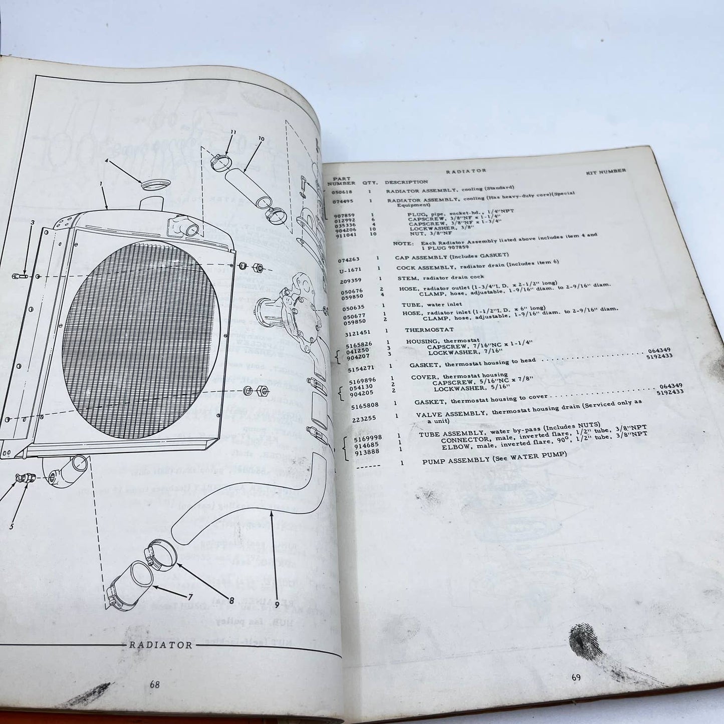 1948 Allis-Chalmers Model HD5 Tractor Parts List TF8