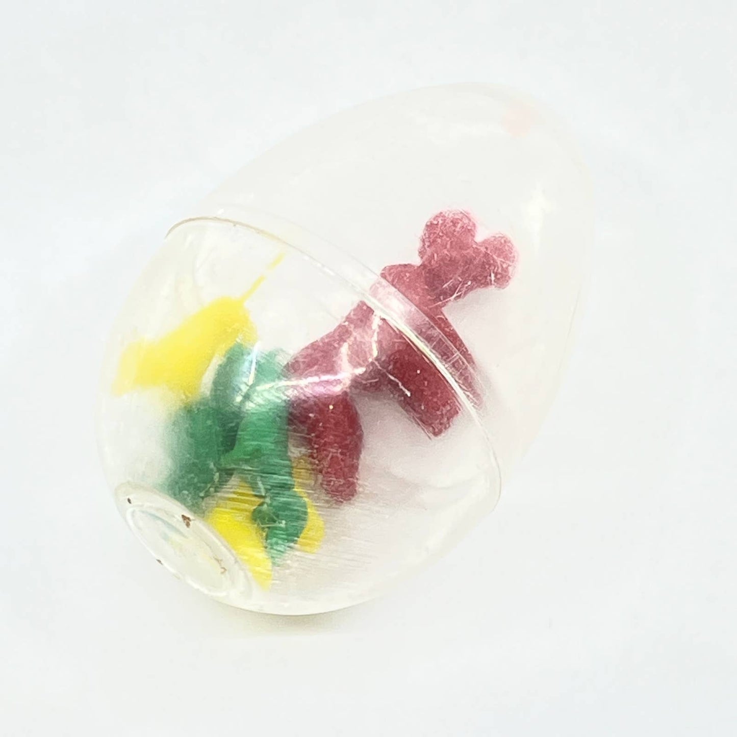 1960s Easter Egg With Celluloid Animals Inside Set of 3 Italy TG1