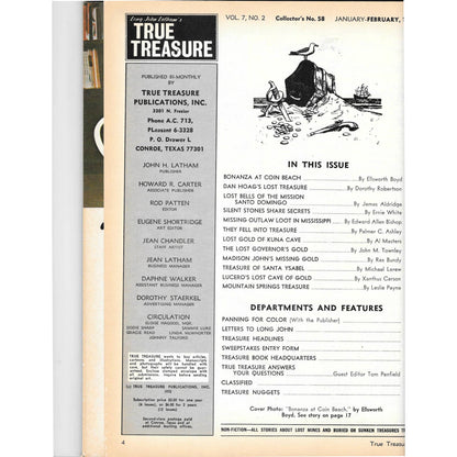 Long John Latham's Treasure Magazine - Gold Mining Metal Detecting Feb 1973 M5