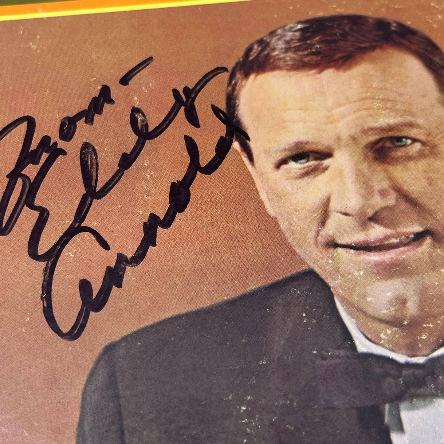 The Best Of Eddy Arnold 1967 Vinyl Record Autographed Signed Authenticated TH3