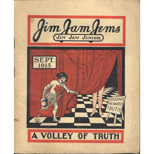 1915 Sept Jim Jam Jems: Golden Age Adult Humor and Wit A Volley of Truth TJ7