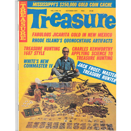 Treasure Magazine - Treasure Hunting Mines Buried Metal Detecting Oct 1974 MB4