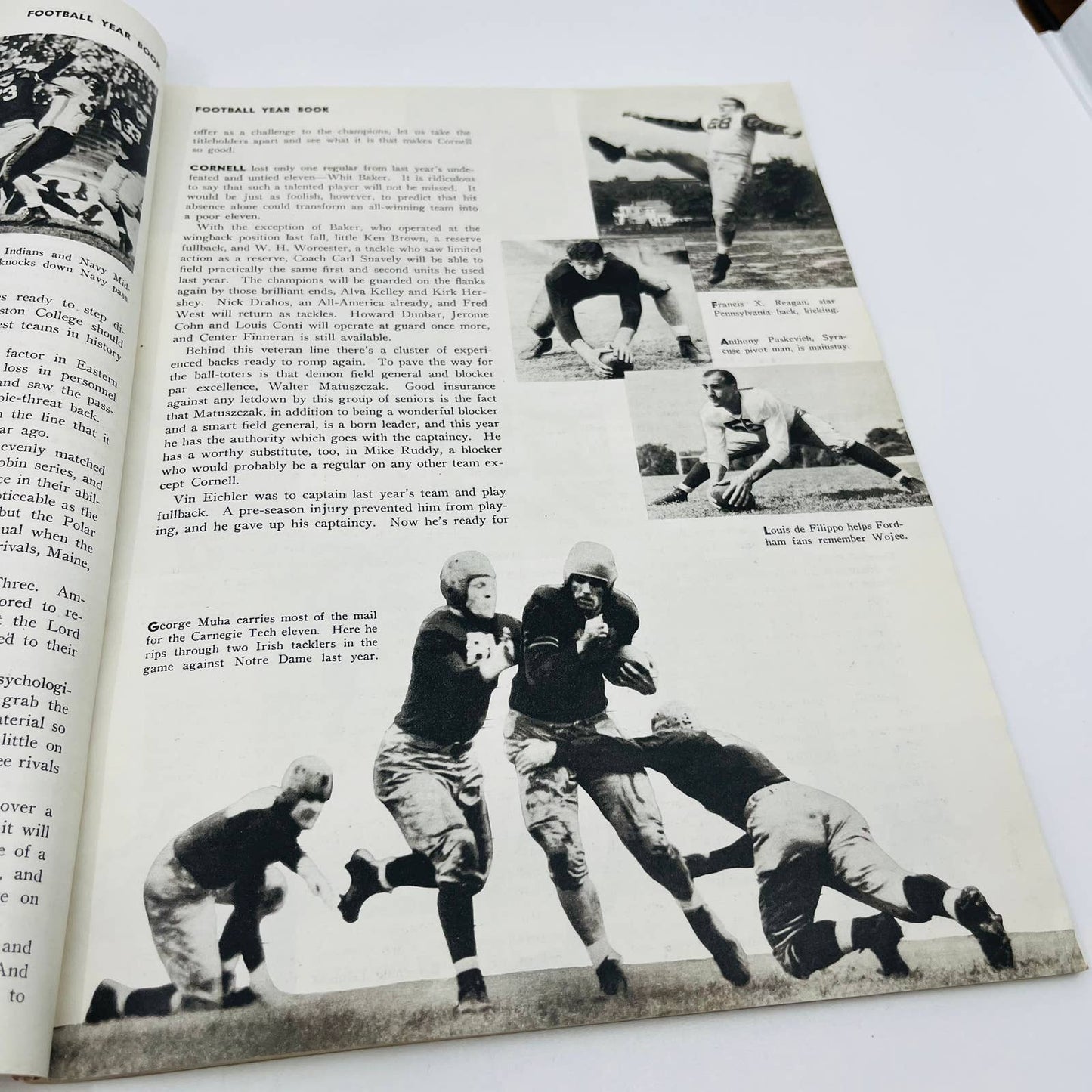 1940 Street & Smith’s College Football Year Book First Issue Very Good BA3