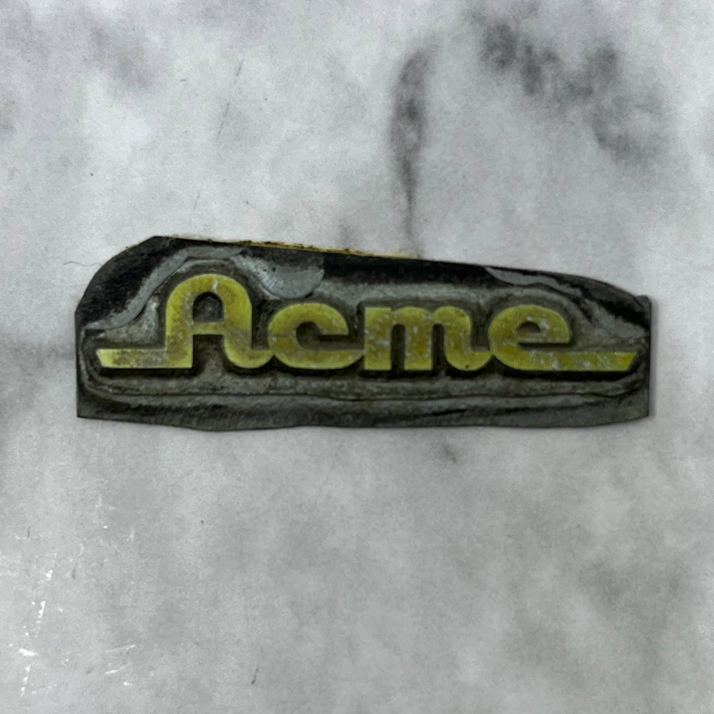 Vintage Printing Letterpress Printers Block Plate ACME SE819
