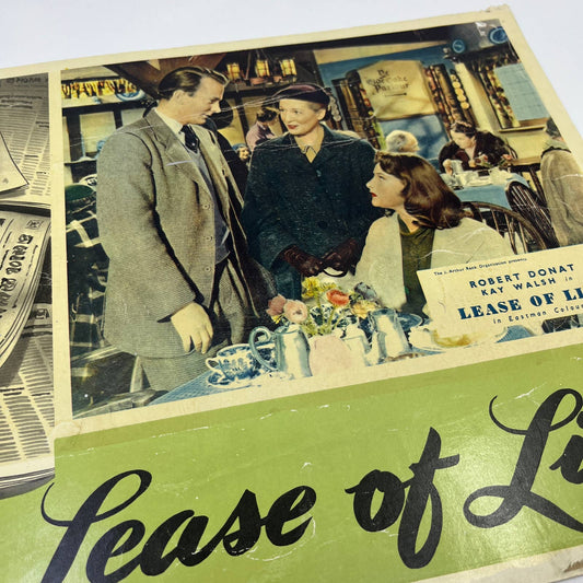 Lease of Life - Robert Donat Kay Walsh Great Britain Lobby Card FL4