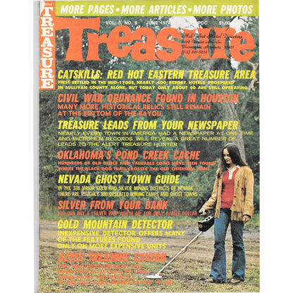 Treasure Magazine - Treasure Hunting Mines Buried Metal Detecting June 1974 MB4