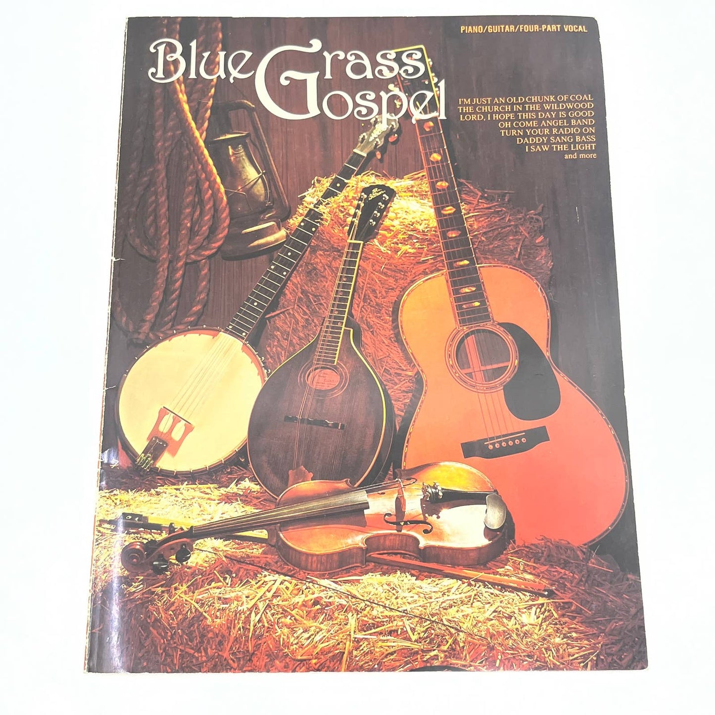 Bluegrass Gospel Piano Vocal Sheet Music Guitar Chords 30 Songs Book TG4