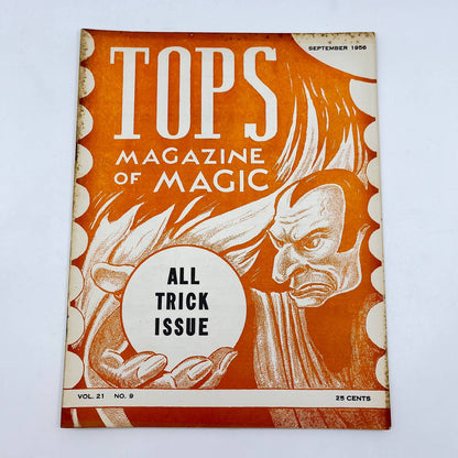 1956 September - Tops Magazine of Magic - Tricks Magicians TF7