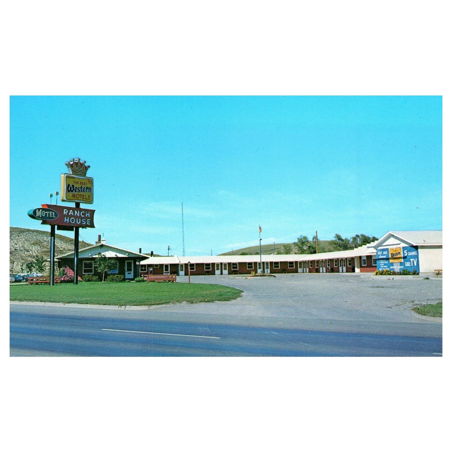 Vintage Postcard - Ranch House Hotel Jamestown North Dakota P4-6