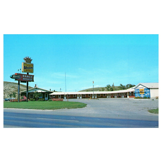 Vintage Postcard - Ranch House Hotel Jamestown North Dakota P4-6