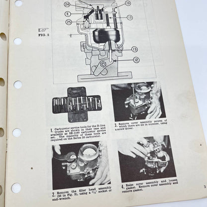 1940s Shop Talks International Truck Servicemen #5 Rev Zenith Carburetor 28 TF8