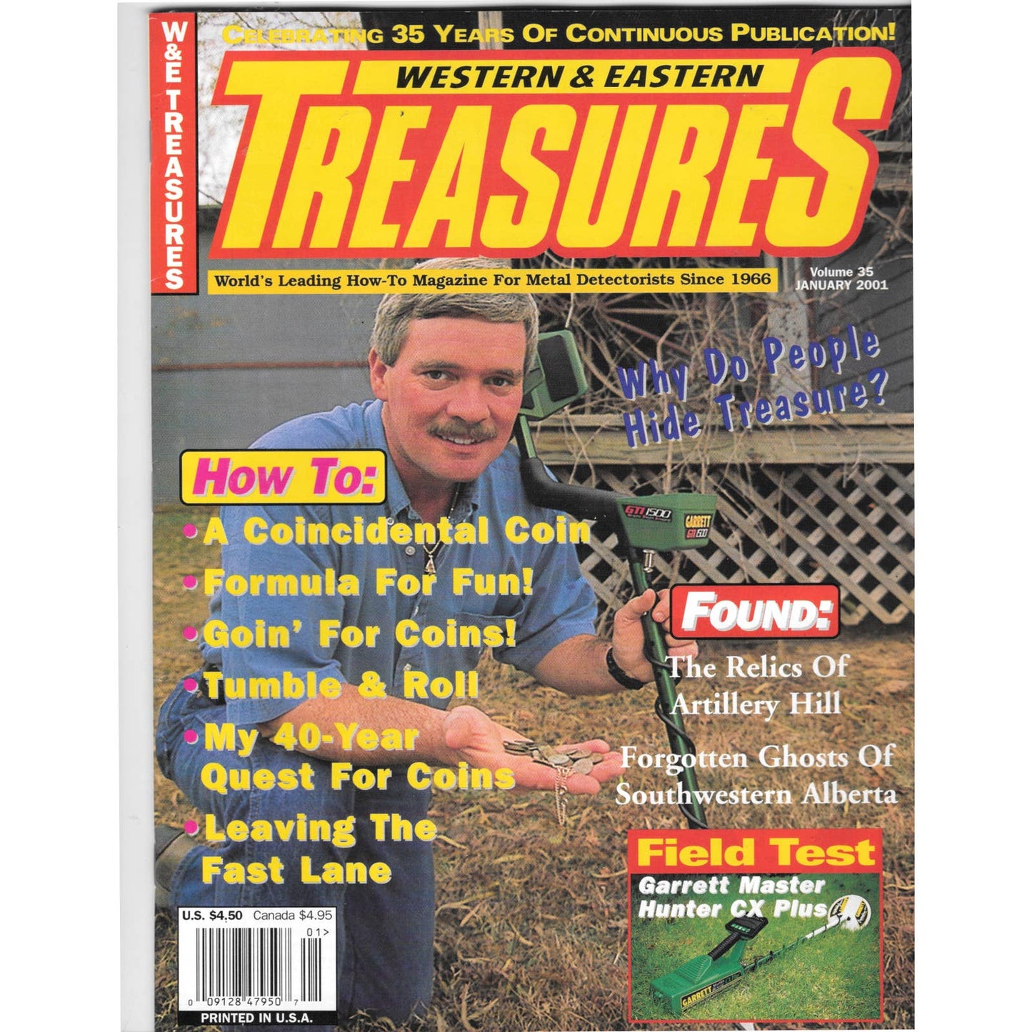 Western & Eastern Treasures Magazine - Treasure Hunting Jan 2001 M6