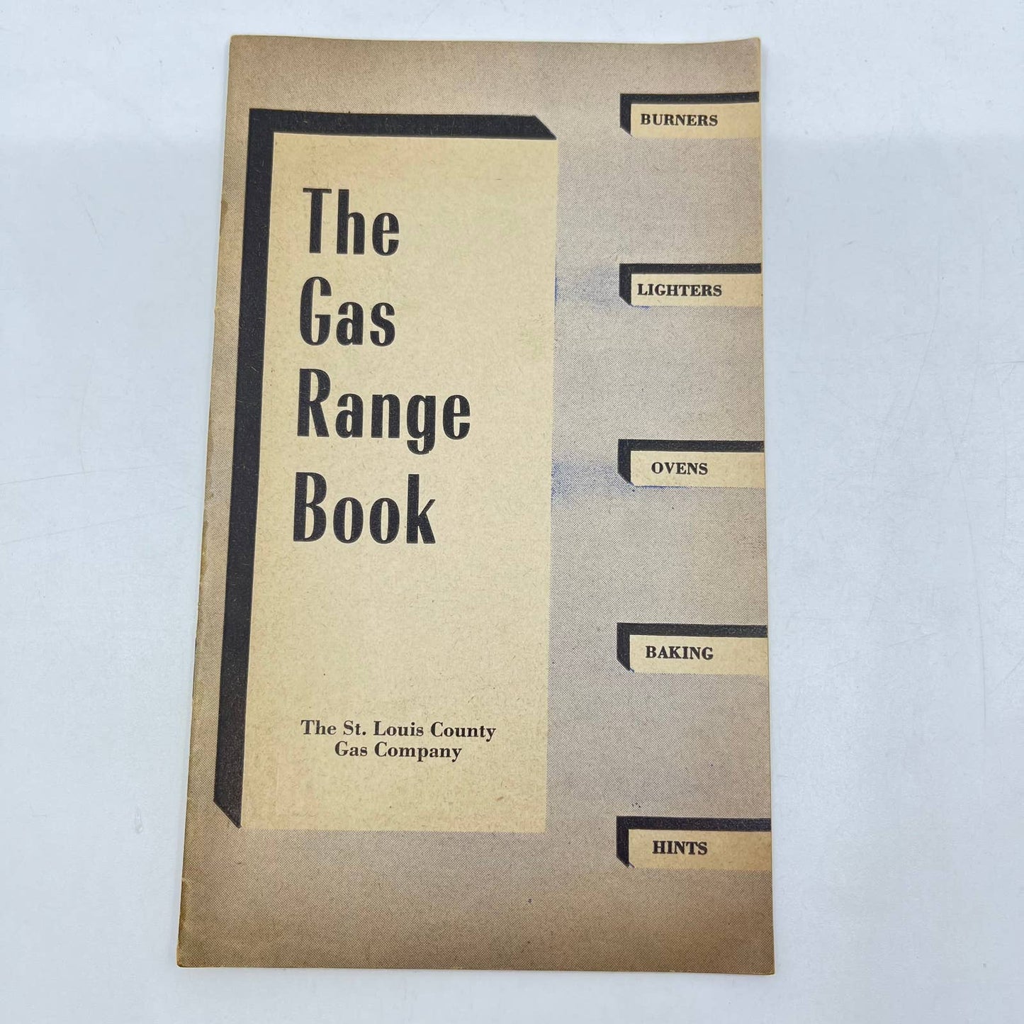 1940s The Gas Range Book - St. Louis Gas Company Booklet TF7