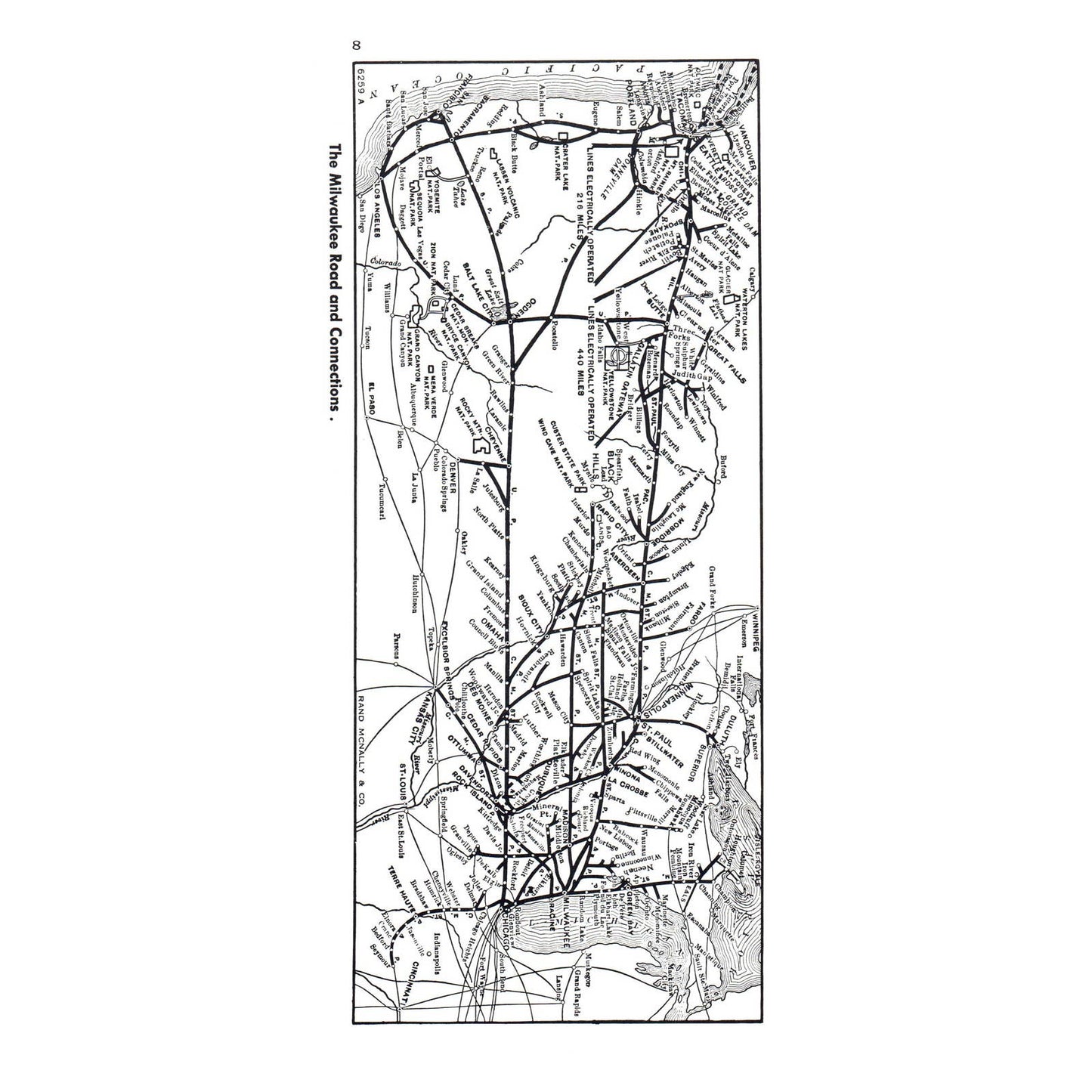 1970 October Chicago, Milwaukee, St. Paul and Pacific Railroad Timetables SE4