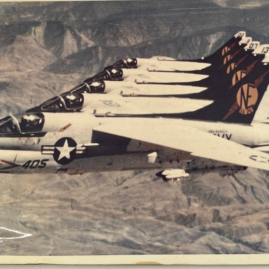 Vintage US Navy Photo Group of A-7 Corsair II Jets Lemoore CA 8x10 AB8