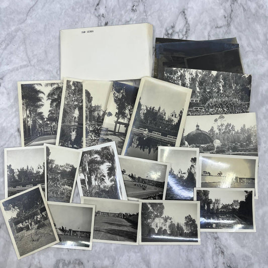 c1930 Collection of Photos & Negatives San Diego CA Balboa Park TJ9-PG2