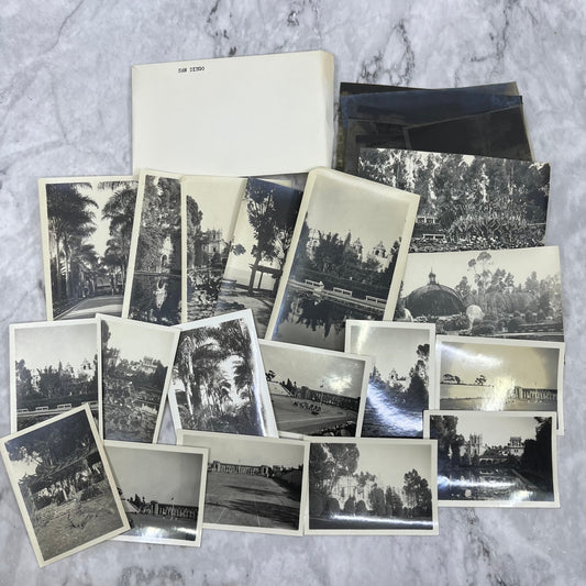 c1930 Collection of Photos & Negatives San Diego CA Balboa Park P4-9