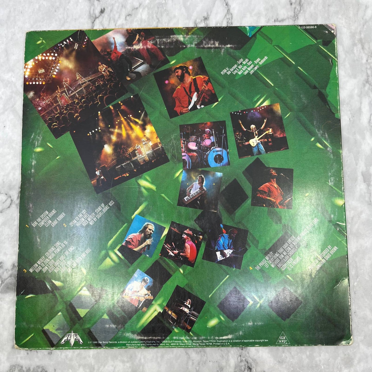 Petra Captured in Time and Space Vinyl Double Record LP 1986 TH5