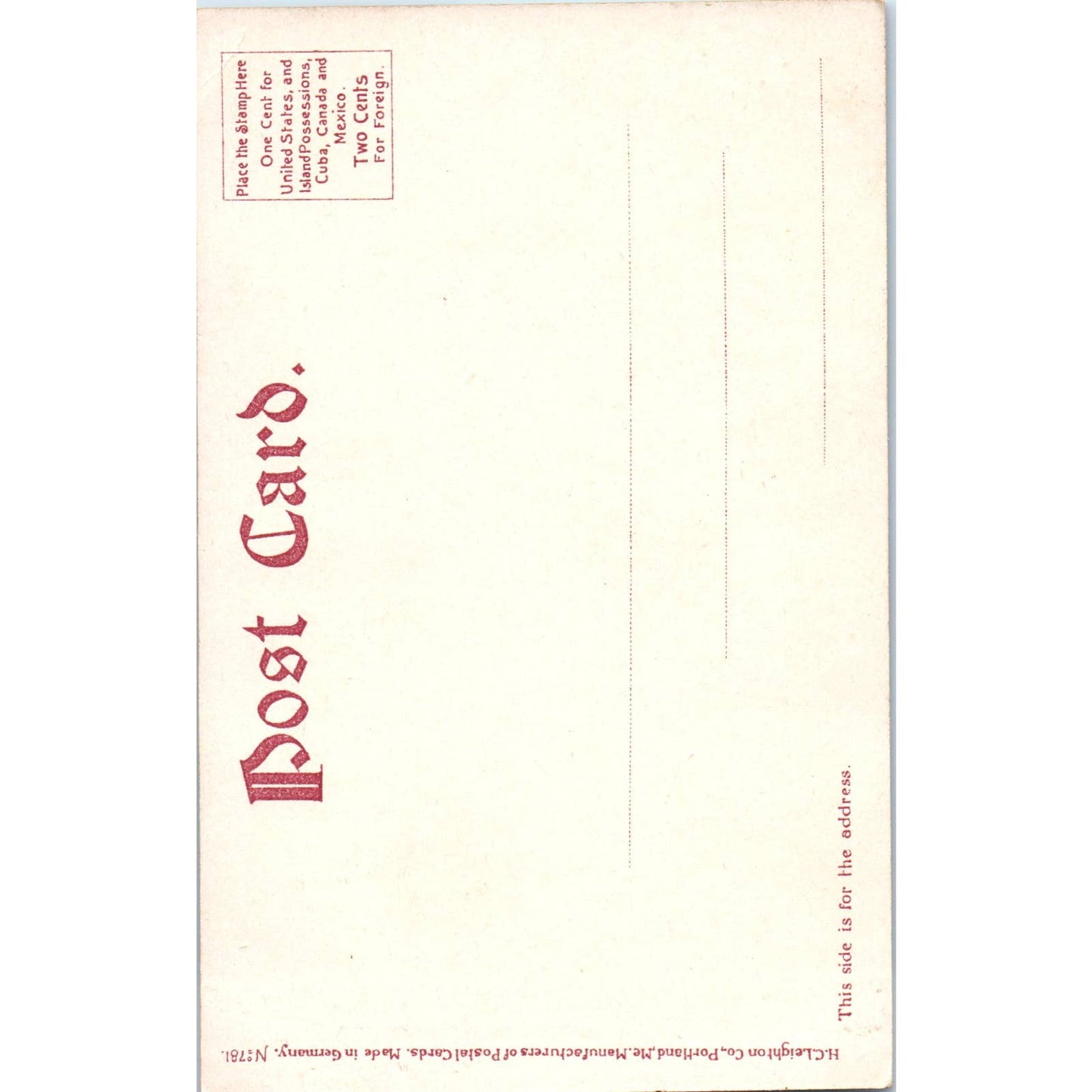 Antique Postcard Fairmount Park "In the Dell" Philadelphia PA TI1-1