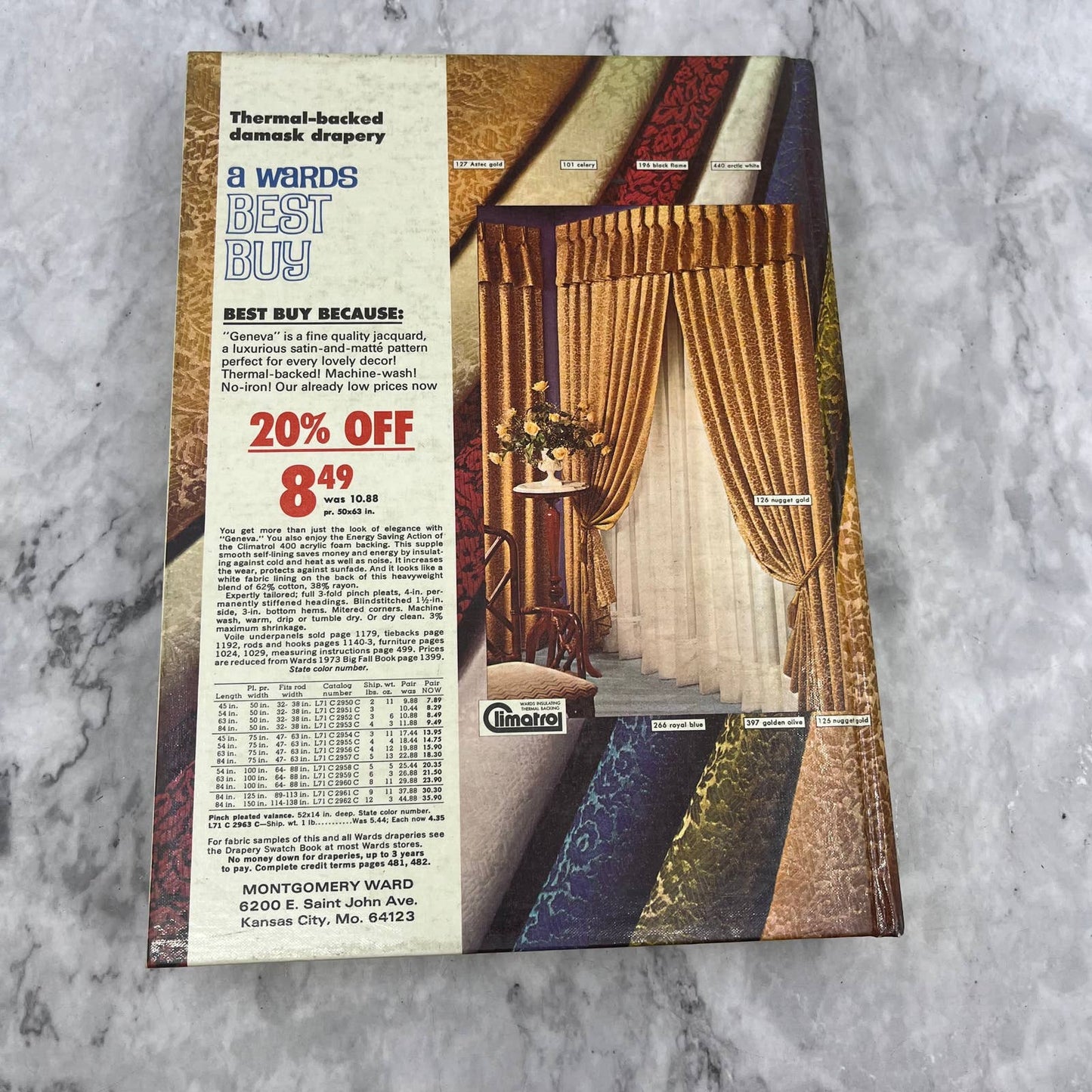 Montgomery Ward 1974 Spring & Summer Catalog Kansas City MO Hardcover S3