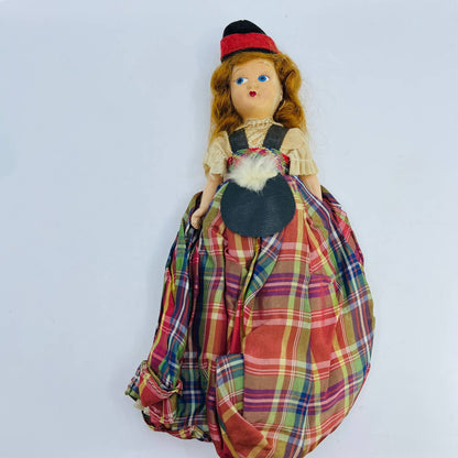 MOLLYE Scottish Lassie Doll International Doll Co. 9” Hard Plastic TE1