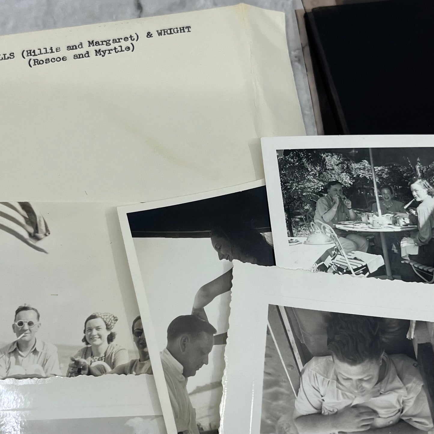 c1940 Photos VA Vacation Hollis & Margaret Mills, Roscoe & Myrtle Wright P4-10