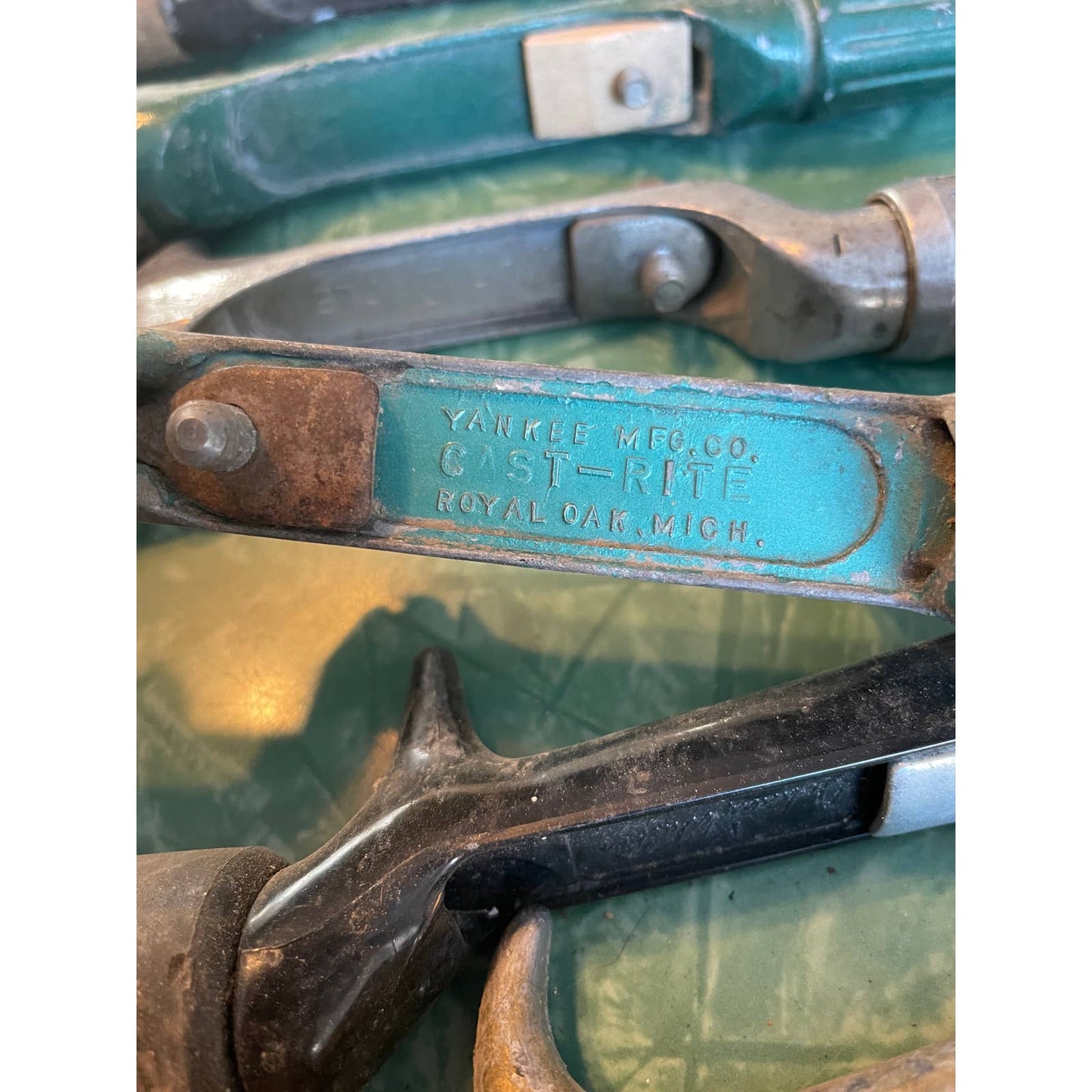 Huge Lot of Vintage Fishing Rod Pole Handles Johnny Walker, War Eagle, Actionrod