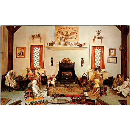 Vaughn Collection of Toys & Dolls Essex Institute Salem MA Original Postcard PB8